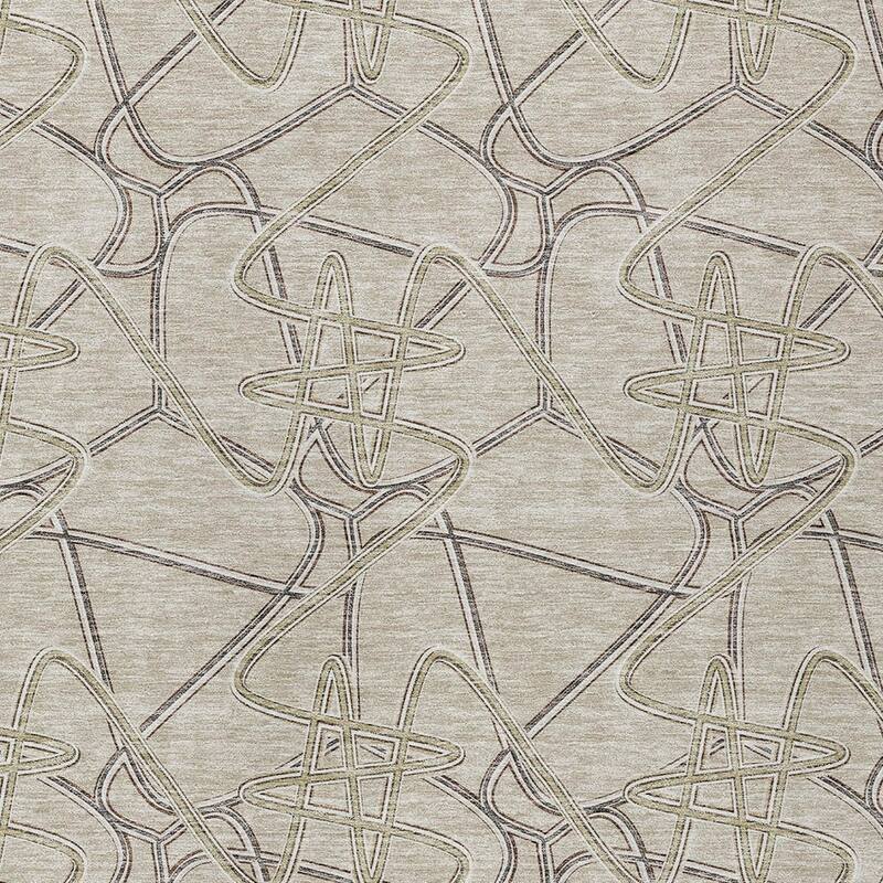 HomeRoots Geometric Contemporary Rectangle Outdoor Rug