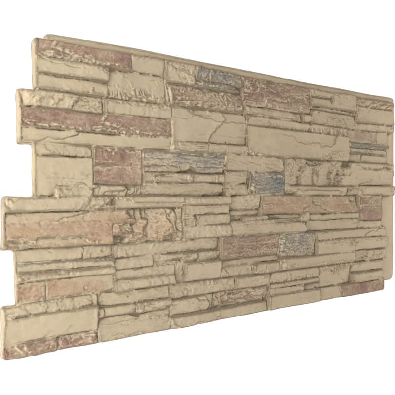 Cascade Stacked Stone, EverStone Faux Stone Siding Panel