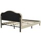 preview thumbnail 10 of 8, Queen Size Velvet Upholstered Smart LED Bed Frame with Adjustable Height Headboard, No Box Spring Needed, Easy Assembly, Beige