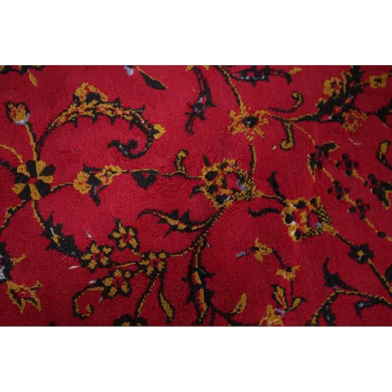 Medallion Kashan Turkish Area Rug Machine Made Carpet - 9'8" x 13'0"