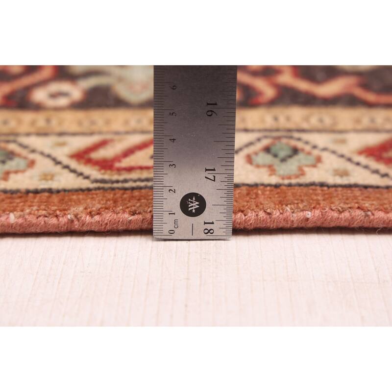 ECARPETGALLERY Hand-knotted Jamshidpour Dark Copper Wool Rug - 9'0 x 12'3