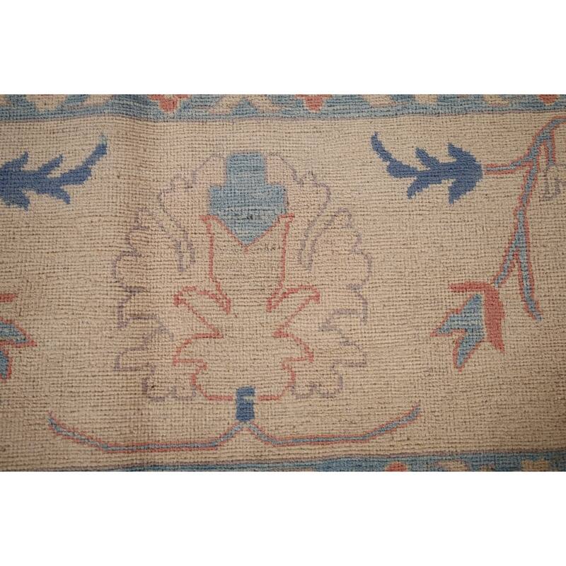 Earth Tone Oushak Oriental Area Rug Handmade Wool Carpet - 8'3" x 9'10"