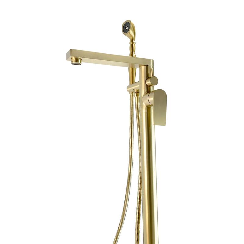 Venus Square Head Tub Filler Faucet with Handshower
