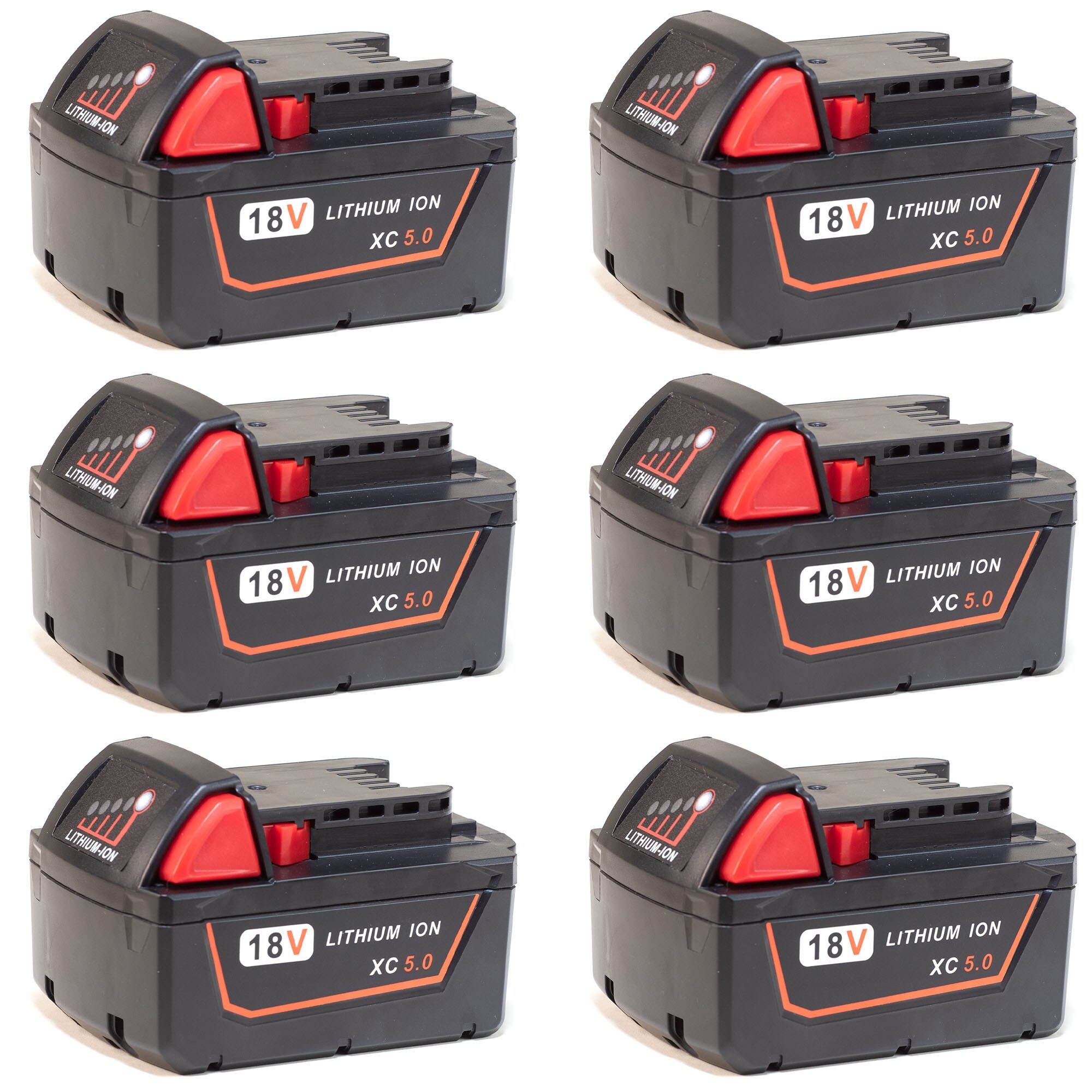 Shop Replacement For Milwaukee M18 48 11 1850 Lithium Ion 18v 5 0 Battery 6 Pack Overstock 16913405