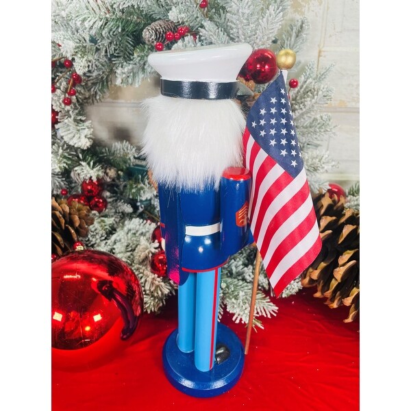 Santa's Workshop Marine Nutcracker - Thumbnail 3