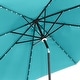 preview thumbnail 3 of 8, Ainfox 10ft Patio Umbrella with Lights Outdoor Solar Umbrella without Base