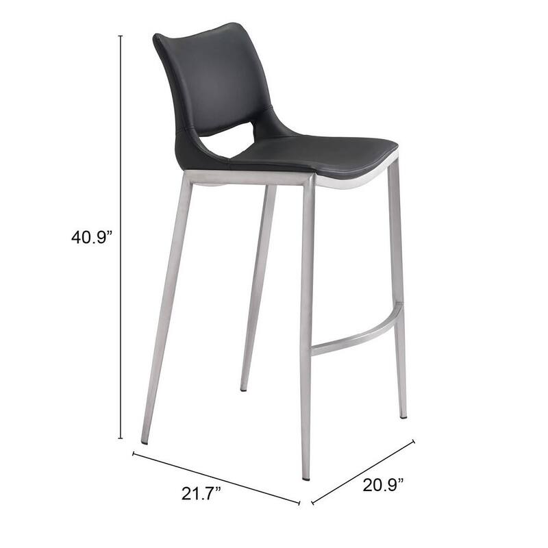 Barstool (Set of 2) - 20.9" W x 21.7" D x 40.9" H