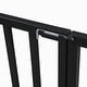 preview thumbnail 7 of 7, Twin Metal House Bed with Fence & Door for Kids Bedroom, Sturdy Bedframe w/Roof Design, Easy Assembly/No Box Spring Needed,Black