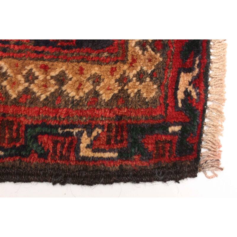 ECARPETGALLERY Hand-knotted Teimani Dark Navy Wool Rug - 2'10 x 4'9