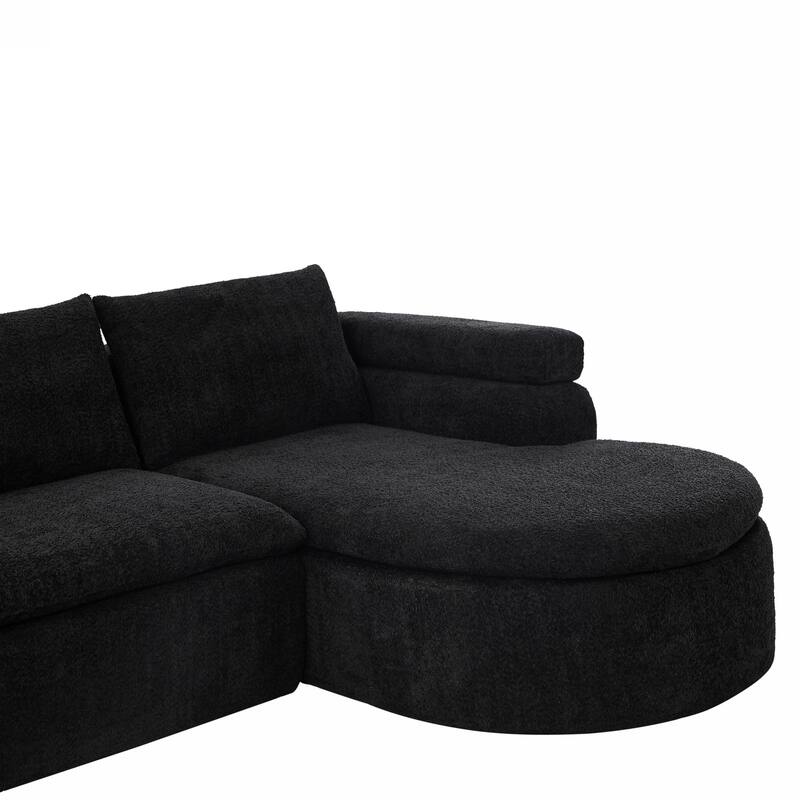 Christopher Knight Home - Compressed Modern L-Shape Upholstered Modular Sectional Sofa