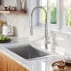 preview thumbnail 5 of 7, Karran Elite Undermount Stainless Steel 32 in. 16-Gauge Double Bowl 60/40 Kitchen Sink Kit