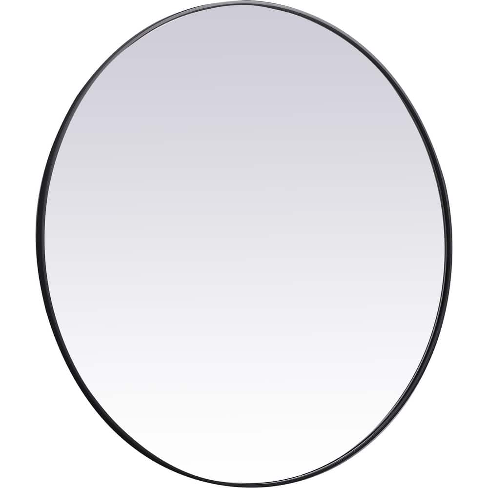 Elegant Lighting Eternity 45" Diameter Circular Beveled Metal Framed