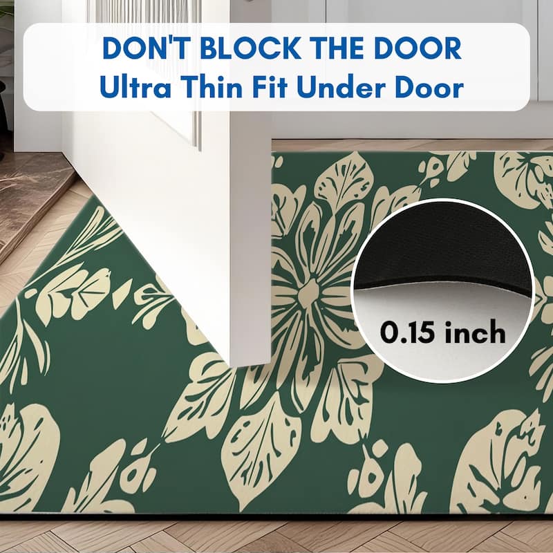 Non-Slip Area Floor Carpet，Quick Dry Super Absorbent Thin Mat for Bathroom Bathtub Shower Room Kitchen Entryway Sink
