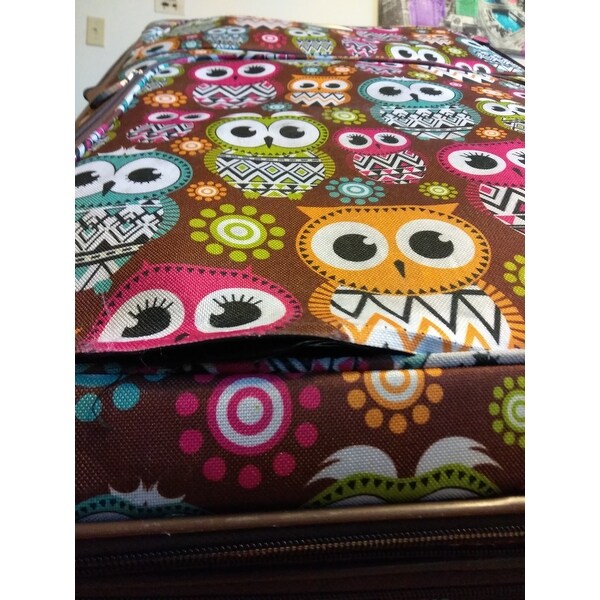 rockland owl luggage set