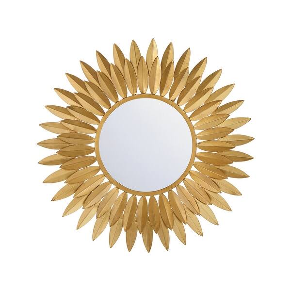 slide 2 of 9, Crystorama Lighting Group BRH-M520 Broche 20" Sunburst Flat Steel Antique Gold