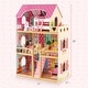 preview thumbnail 4 of 4, 3-Story Pretend Play Doll House for Little Girls Pink