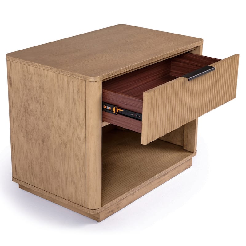 Nova Domus Santa Monica Modern Natural Oak Nightstand