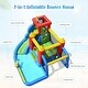 preview thumbnail 8 of 9, Costway Inflatable Bouncer Water Climb Slide Bounce House Splash Pool - See Details
