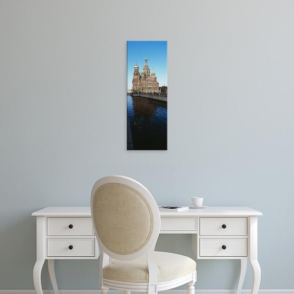 Easy Art Prints Panoramic Image 'Church of Resurrection of Christ, Griboyedov Canal, St. Petersburg, Russia' Canvas Art