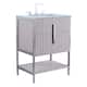 Option Bright Taupe - Chrome Hardware