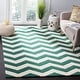 preview thumbnail 99 of 126, SAFAVIEH Handmade Chatham Gunda Modern Moroccan Wool Rug 5' x 8' - Teal/Ivory