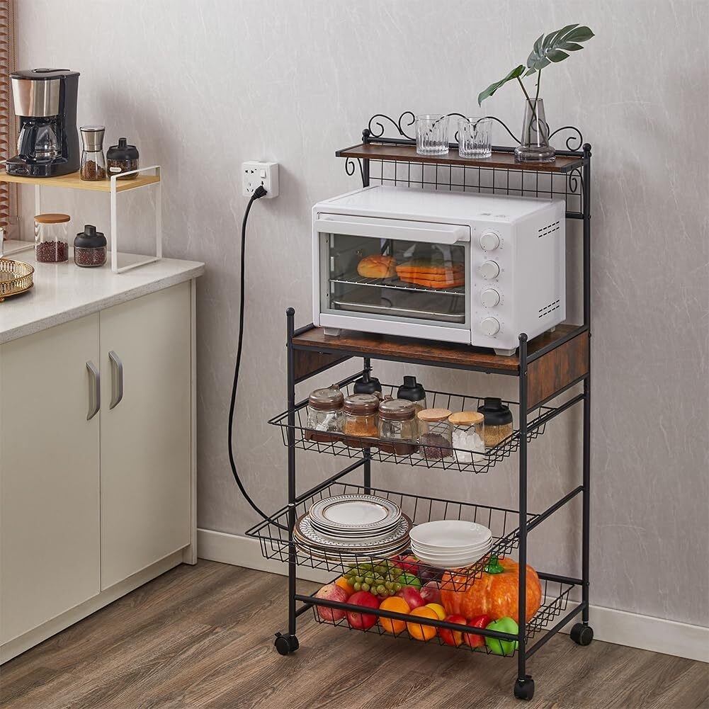 Bed bath beyond microwave cart sale