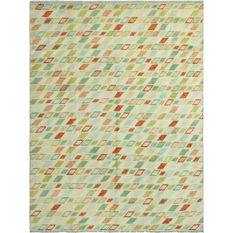 Balochi Obike Ivory/Rust Rug - 8'4" x 11'6"