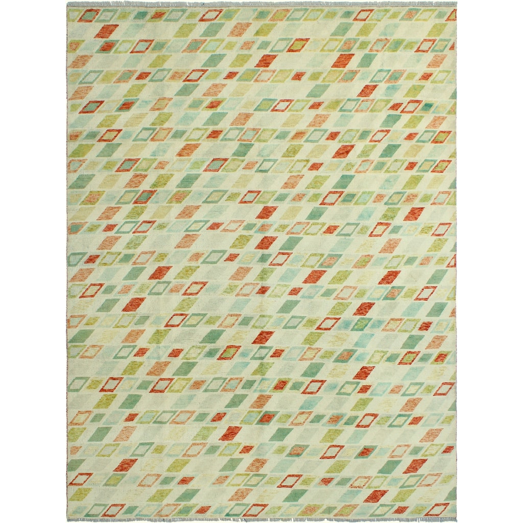 Balochi Obike Ivory/Rust Rug - 8'4" x 11'6"