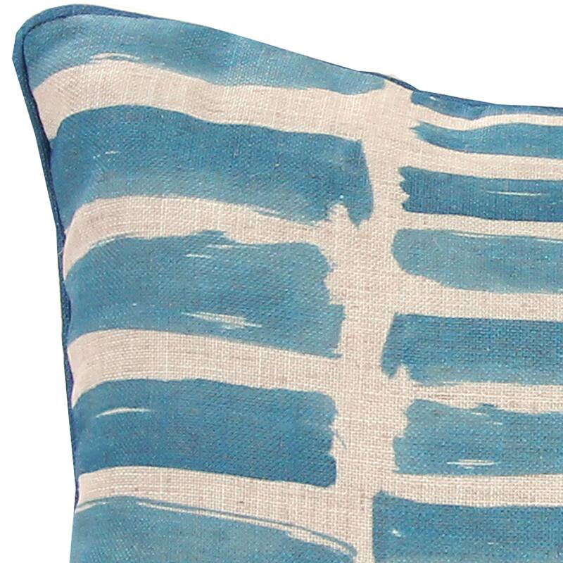 18" x 18" Geometric Indoor Throw Pillow with Welt