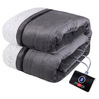 Westinghouse Electric Blankets Soft Flannel to Sherpa Heating Blanket