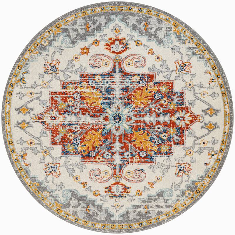Nourison Passion Indoor only Multicolored Persian Area Rug