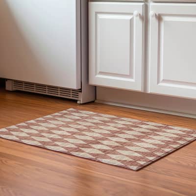 Premium Washable Super Soft Modern Diamond Mayfield Rug