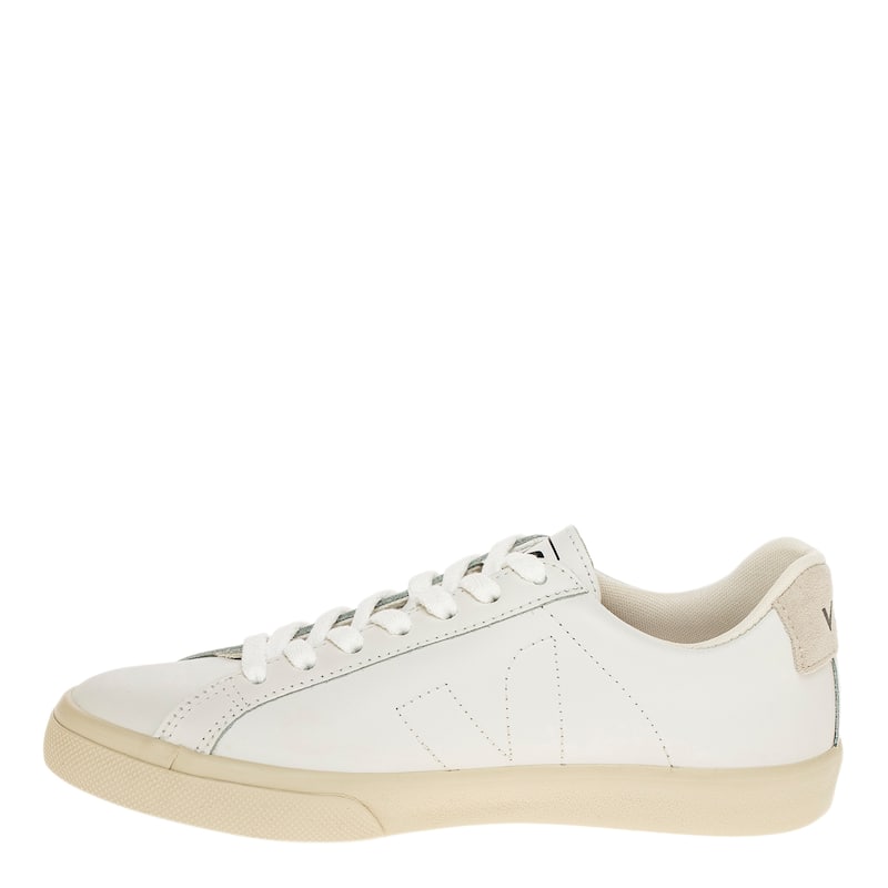 Veja Women's Esplar Sneakers in White with Sewn V