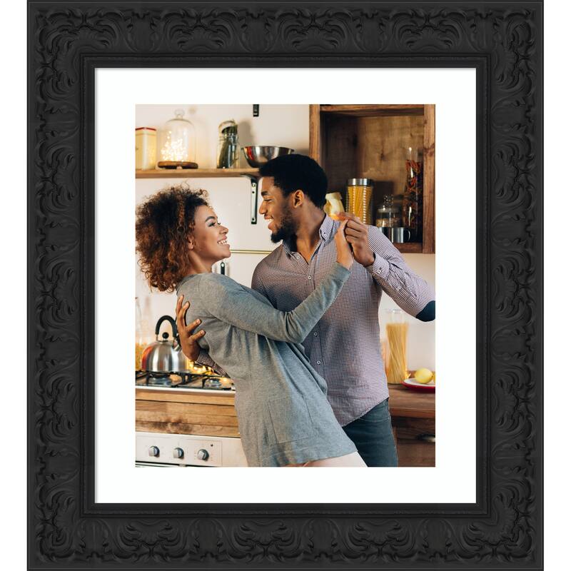 Luxe Picture Frame, Photo Frame - 20x24 Matted to 16x20 - Luxe Black