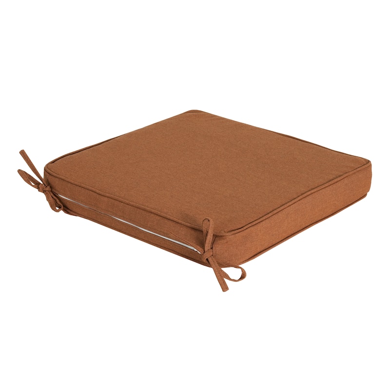 Christopher Knight Home - Noah Outdoor Dining Chair Cushion with All-Day Comfort and Secure Stay-Put Ties
