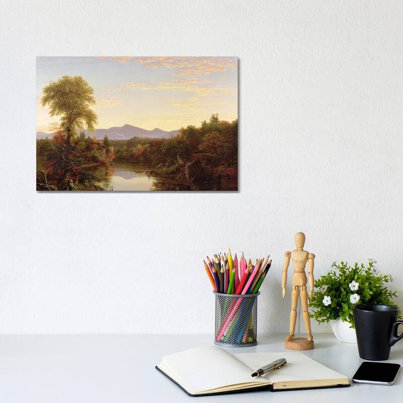 iCanvas "Catskill Creek, New York, 1845" by Thomas Cole Canvas Print - 8x12x0.75