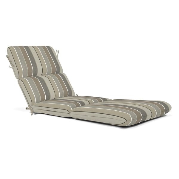 slide 2 of 6, Sunbrella Chaise Lounge Cushion Milano Char