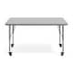 preview thumbnail 38 of 47, 24''W x 48''L Thermal Laminate Activity Table - Adjustable Short Legs