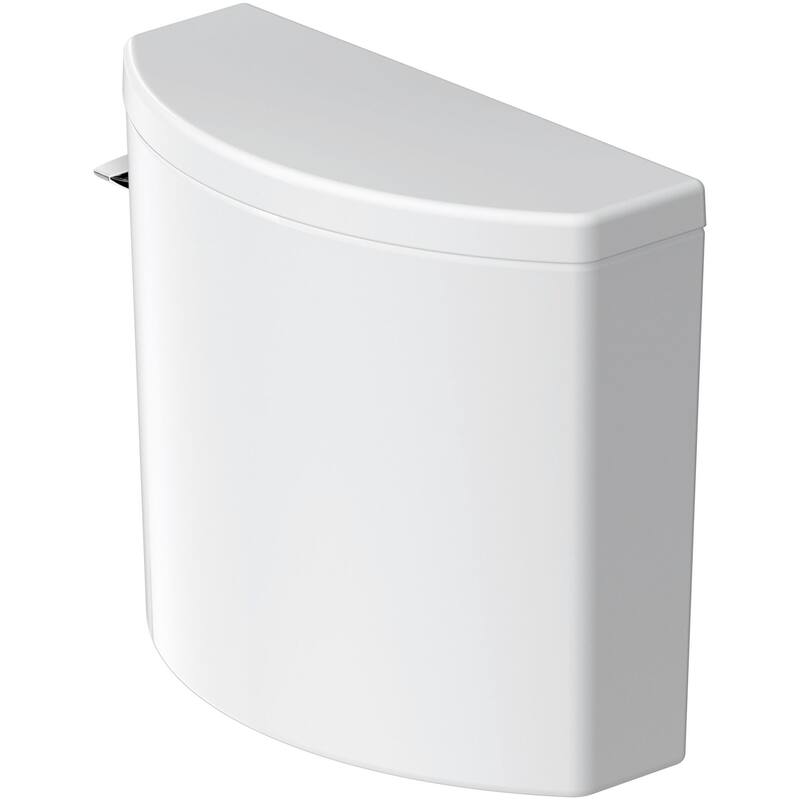 Duravit 095020-L No. 1 PRO 1.28 GPF Toilet Tank Only with Left Hand - White