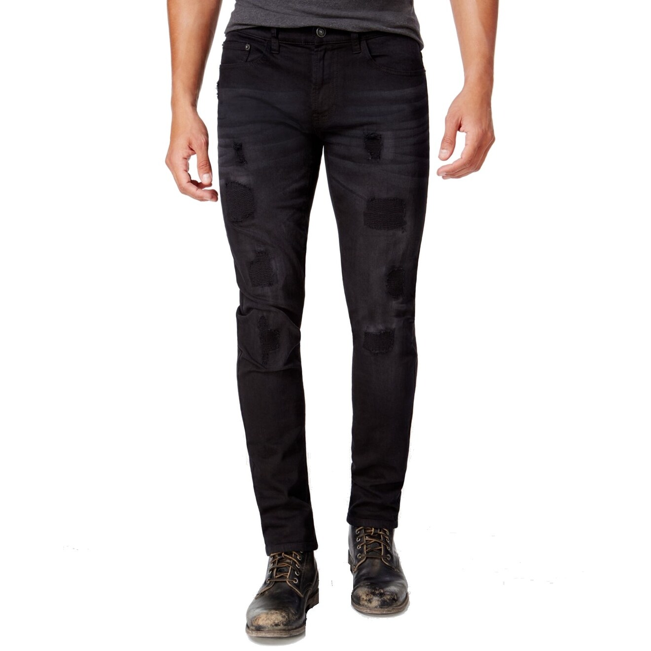 ring of fire men's straight fit stretch jeans