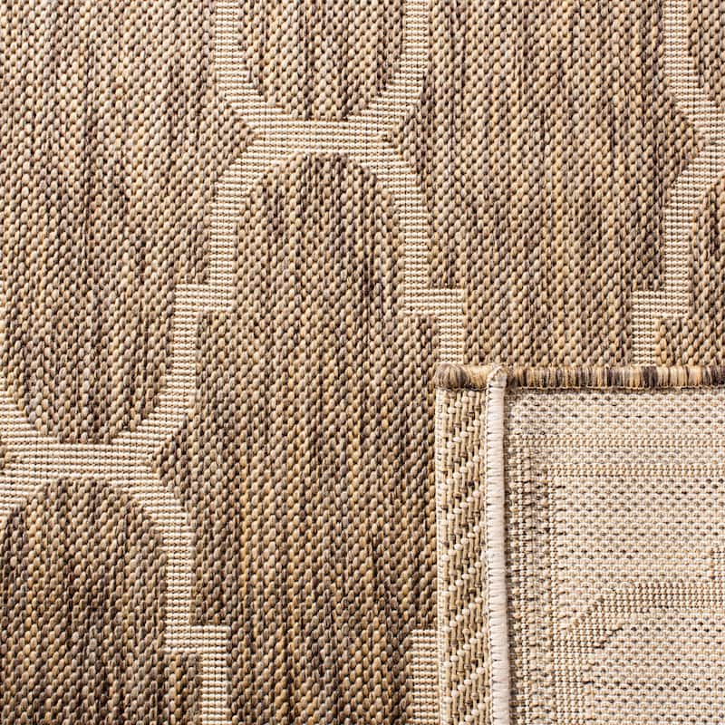SAFAVIEH Courtyard Lita Waterproof Trellis Backyard Patio Rug