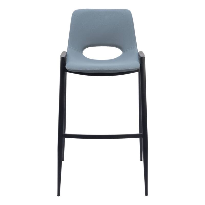 Set of 2 Faux Leather Low Back Chairs with Steel Frame and Footrest