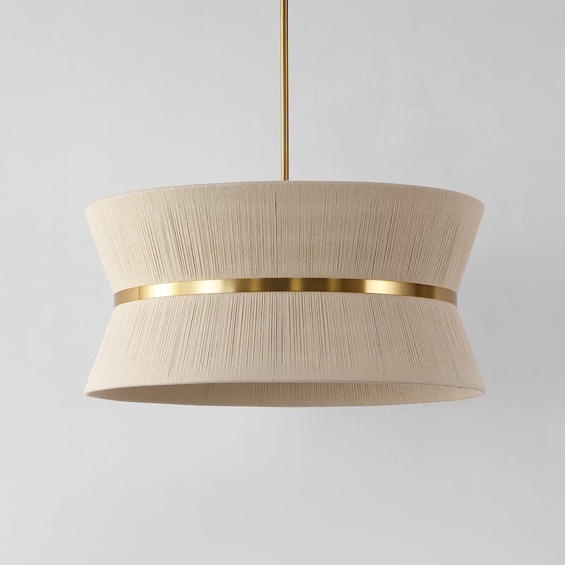SAFAVIEH Lighting Georgine Contemporary Glam 4-Light Chandelier (LED Bulbs Included) - 24 In. W x 24 In. D x 18 In. H