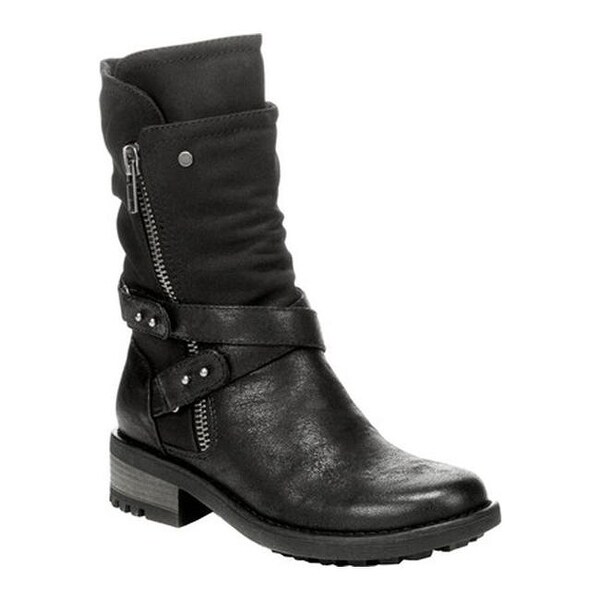 Sawyer Boot Black Manmade Leather 