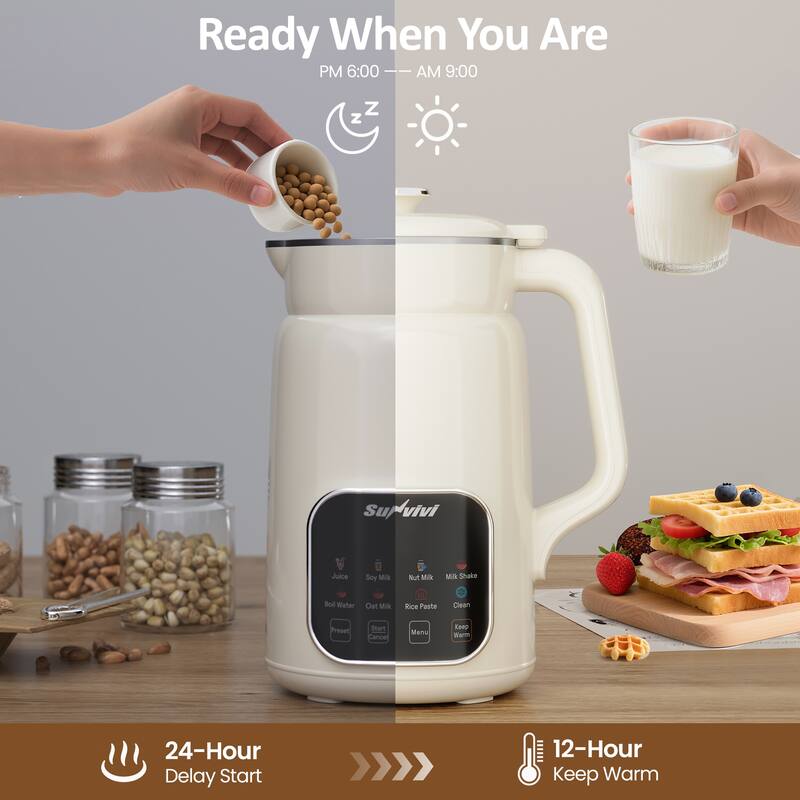 8 in 1 Nut Milk Maker Machine