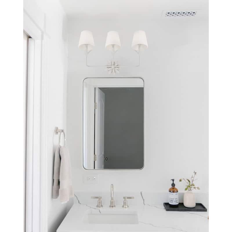 Crystorama Lighting Group 573-OP Broche 3 Light 25" Wide Vanity Light