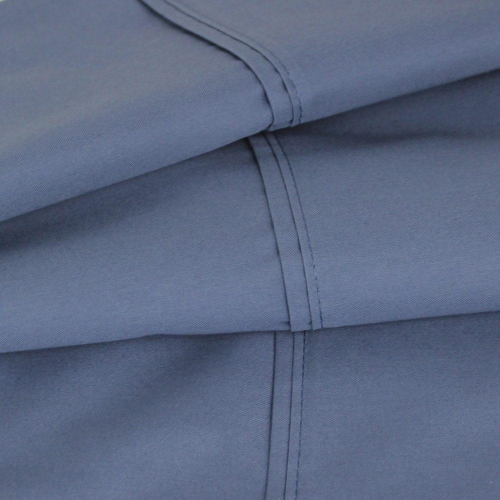 400 Thead Count Pleated Cotton Sheet Set Extra Pillowcases