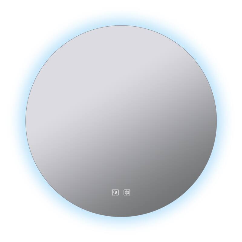 Nordica Round LED Bathroom Vanity Mirror - N/A