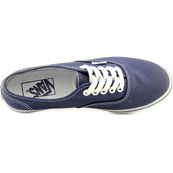 vans authentic lo pro round toe canvas sneakers