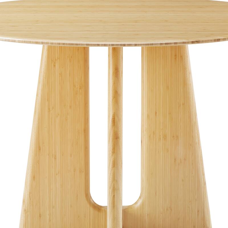 Lenor 48" Round Table, Charcoal